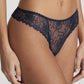 Jane Velvet Blue Thong