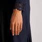 Elegant Dreams Nattkjole med erm Marine